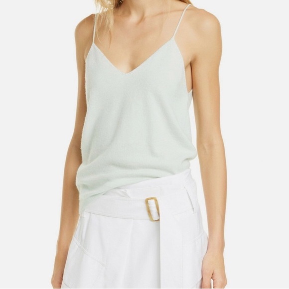 Vince Tops - Vince Seafoam Green Cashmere Camisole Top